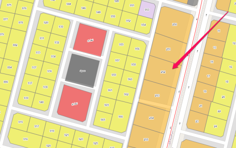 ارض للبيع في حي الرمال